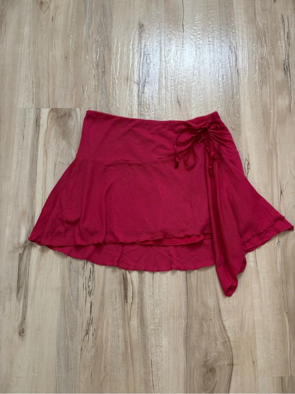 Abercrombie & Fitch Vintage Y2K Asymmetrical Wrap Mini Skirt